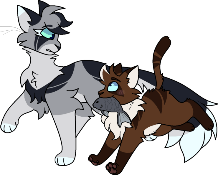 3. Ashfur and Scourge, Why? I just love unique villains I couldn't choose  between them but I don't ship them.