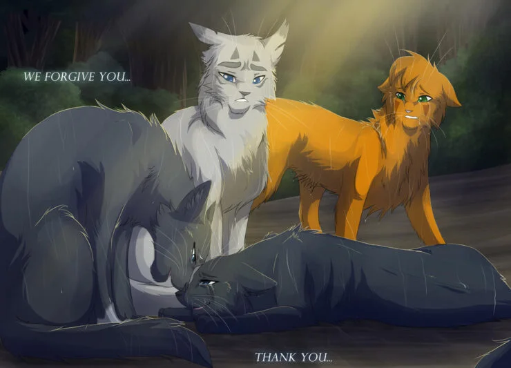 My first Fanart submit: Firestar and Bluestar Reunite